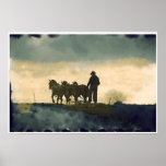 Ploughing North 40 Print