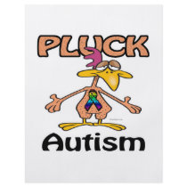 Pluck Autism Awareness Design Personalized Flyer