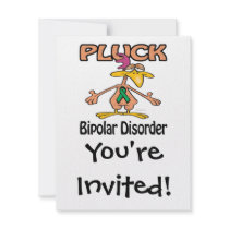 Pluck Bipolar Disorder Awareness Design Invites
