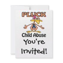 Pluck Child Abuse Awareness Design Announcements