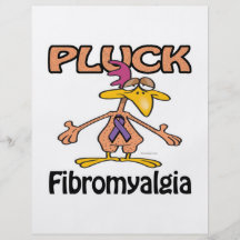 Pluck Fibromyalgia Awareness Design Full Color Flyer