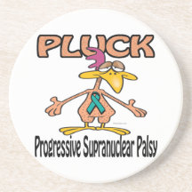 Pluck Progressive Supranuclear Palsy Drink Coasters