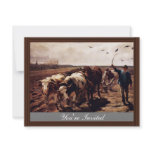 Plügende Ox By Koller Rudolf (Best Quality) invitations