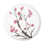 Plum Blossom Spring Magnet