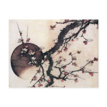 Plum Blossoms and the Moon, Hokusai