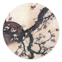 Plum Blossoms and the Moon, Hokusai