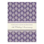 Plum Cream 10th Anniversary Party Invitation