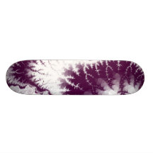 Plum Feathered Star Skateboard