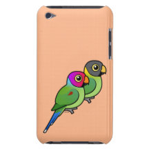Plum-headed Parakeet Pair iPod Touch Covers