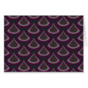 Plum Nouveau Peacock Drops cards