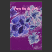 Plum Pink stationery