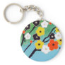 Plum Tree In Blossom Key Chain