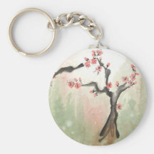 Plum Tree Keychain