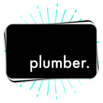 plumber. (colour customisable) business card templates