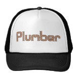 Plumber Plumbing Copper Steel Pipes Hat