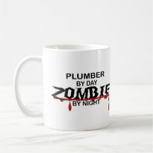 Plumber Zombie Coffee Mugs