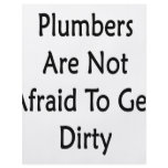 Plumbers Are Not Afraid To Get Dirty flyers