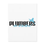 Plumbers Do It Better! postcards