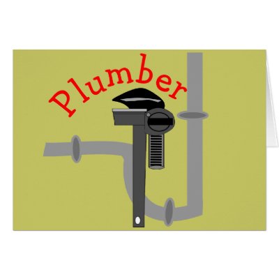 Plumbers gifts greeting card by gailg1957