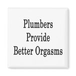 Plumbers Provide Better Orgasms magnets
