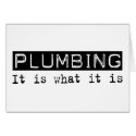 Plumbing It Is cards