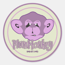 PlumMonkey Logo Sticker