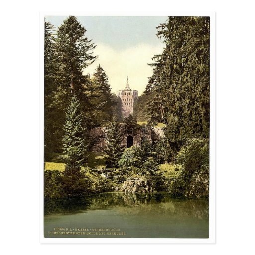 Pluto Grotto and Hercules, Wilhelmshohe, Cassel (i Post Card