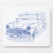 Ply Woody 1949 Mouse Pads