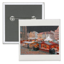 Plzen - Christmas Market Lights - HH Pin
