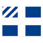 Pm Of Greece, Greece flag Post Card