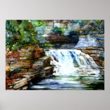 PMACarlson Buttermilk FallsII Poster