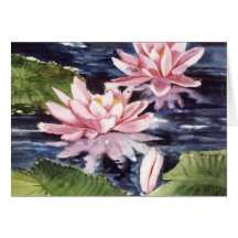 PMACarlson Waterlilies Card