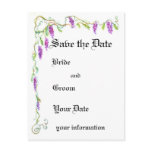 PMACarlson Wisteria Save the Date Postcard
