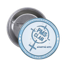 PMS Button- Blue Logo 2