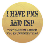 PMS & ESP stickers