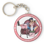 PMS Keychain- Pandora's Box Pink 2