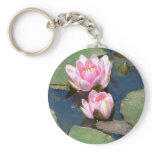 Pnk Water Lilies keychains