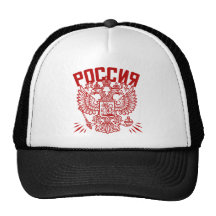 Poccnr Russia Mesh Hats