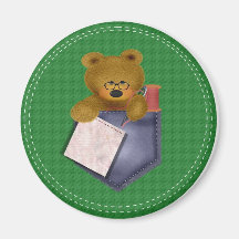 Pocket Bear Stitcher Refrigerator Magnets