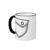 Pocket black mug