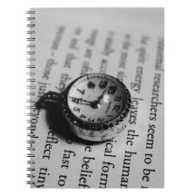 Pocket Watch Spiral Note Book