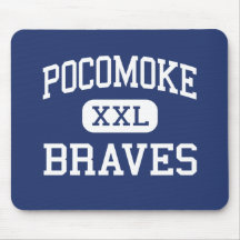 Pocomoke Braves Middle Pocomoke City Mousepad