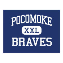 Pocomoke Braves Middle Pocomoke City Post Cards