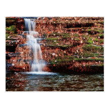 Pocono Cascade Waterfall Postcard