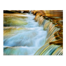 Poconos Waterfall Postcard
