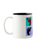 Podiatrist Gifts Popart Design of Feet mugs