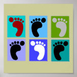 Podiatrist Popart Art Poster posters