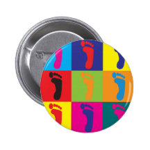 Podiatry Pop Art Pins