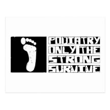 Podiatry Survive Postcard