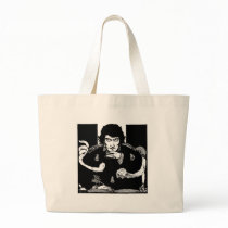 Poe Portrait Canvas Bags